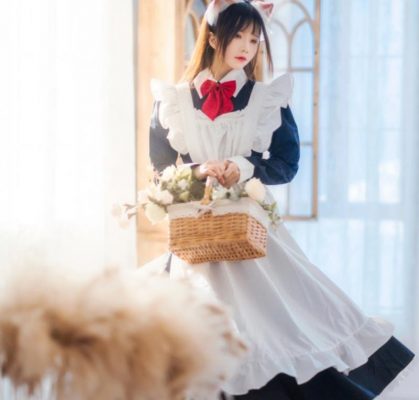 MMlive - Cherry Meow trong trang phục cosplay cô hầu gái 8 Cherry ngây thơ tạo dáng trong trang phục